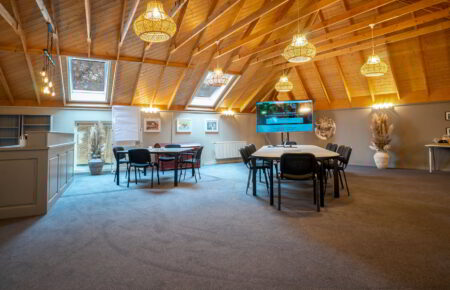Afgesloten vergaderzolder van Restaurant 't Wildryck in Diever