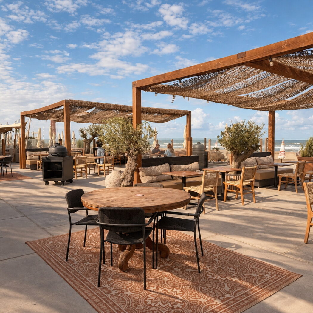 Beachclub Far Out - vergadering met lunch, diner en bedrijfsfeest aan zee