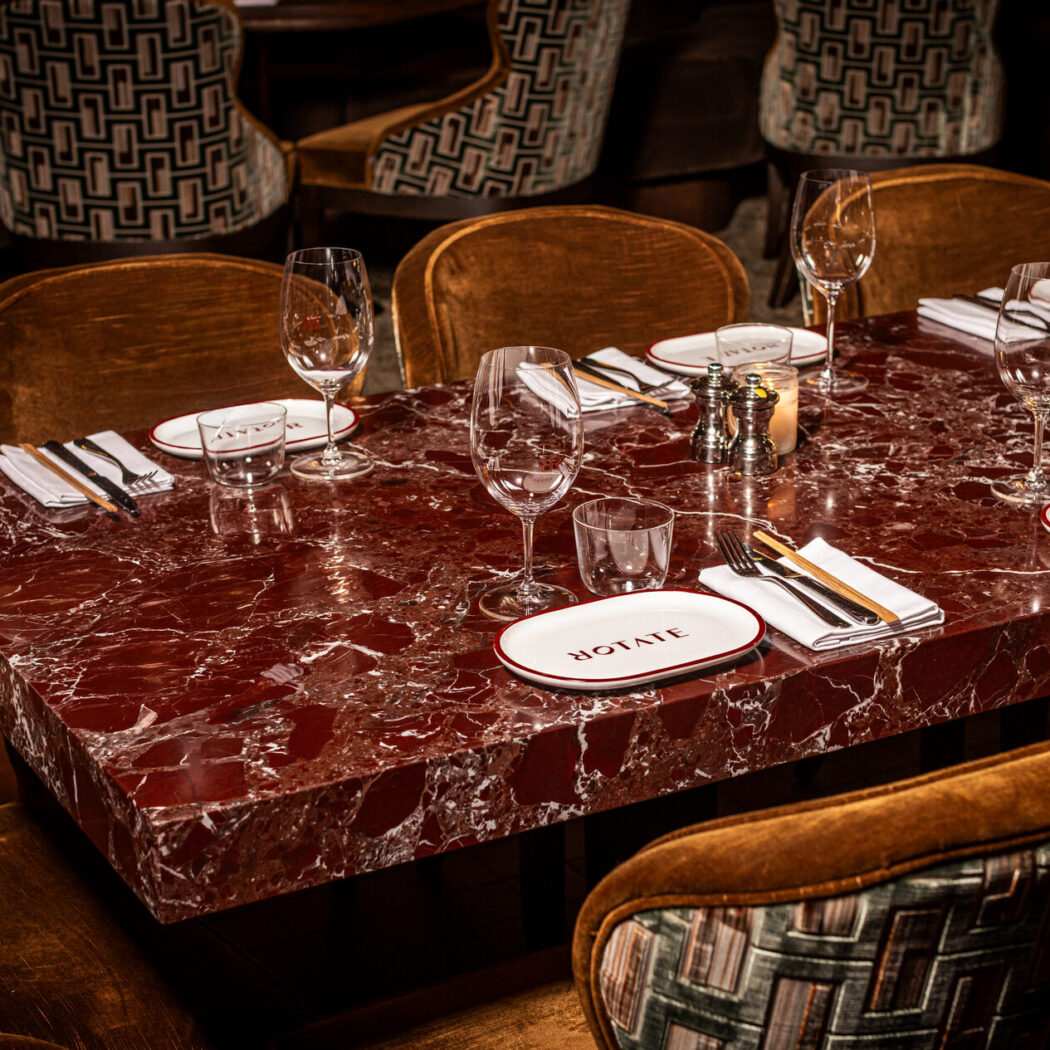 Diner of shared dinner Amsterdam - geselecteerd restaurant ROTATE