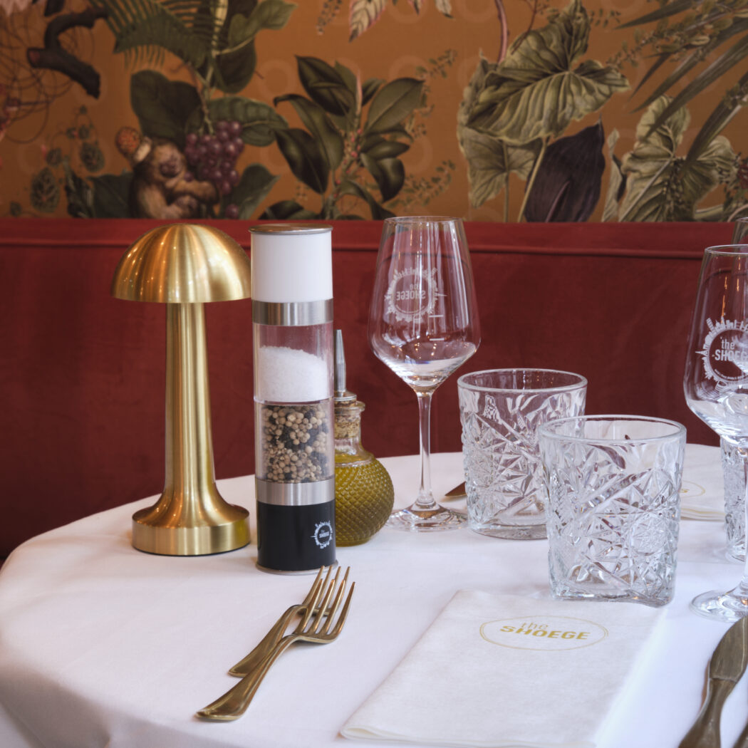 Gedekte tafel Geselecteerd restaurant The SHOEGE - Business Restaurants Top 500