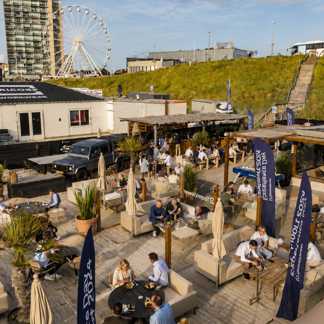 Geselecteerd restaurant voor zakelijke boekingen - Beachclub Far Out in Zandvoort