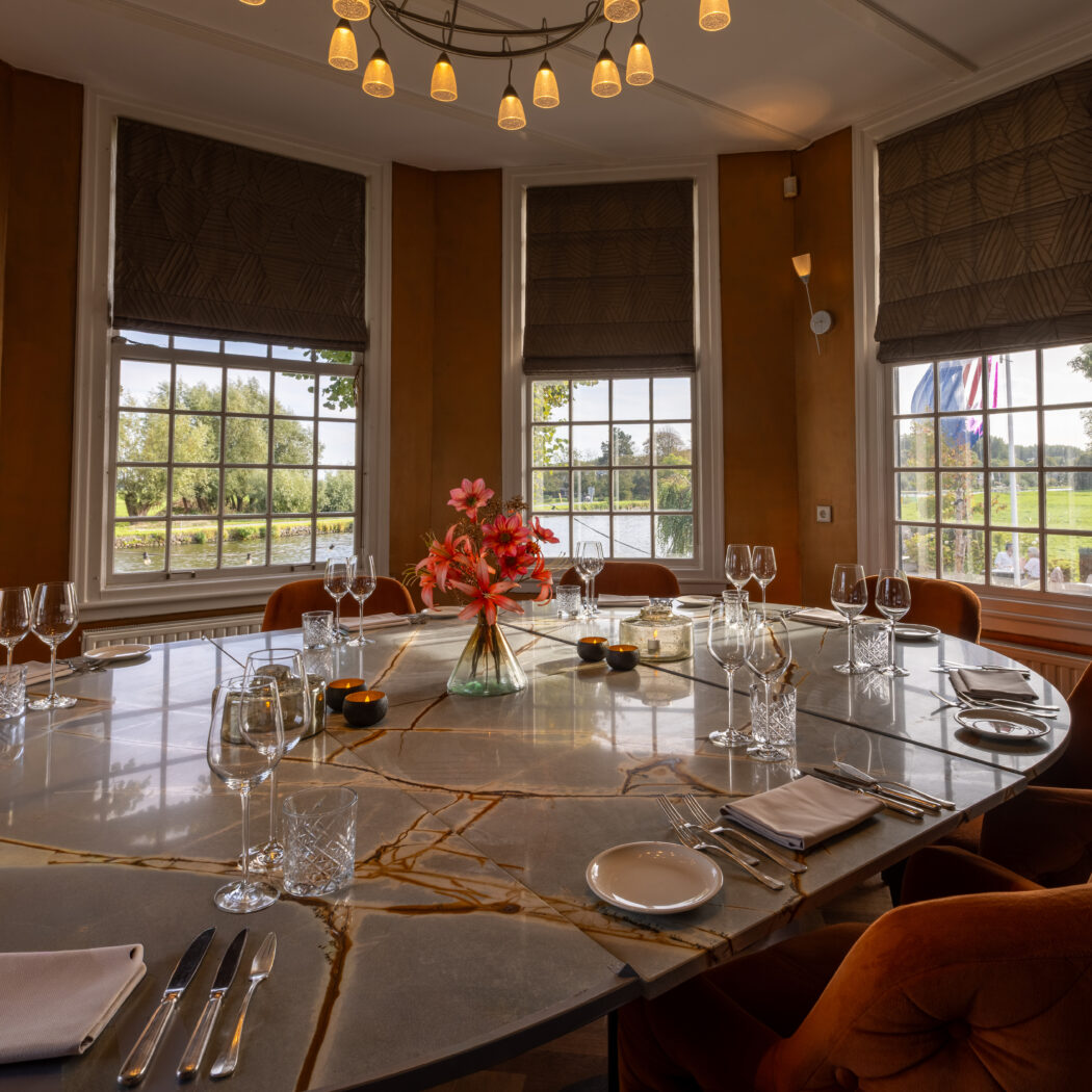 Private dining in de Opkamer met uitzicht over het water - Geselecteerd restaurant Allemansgeest