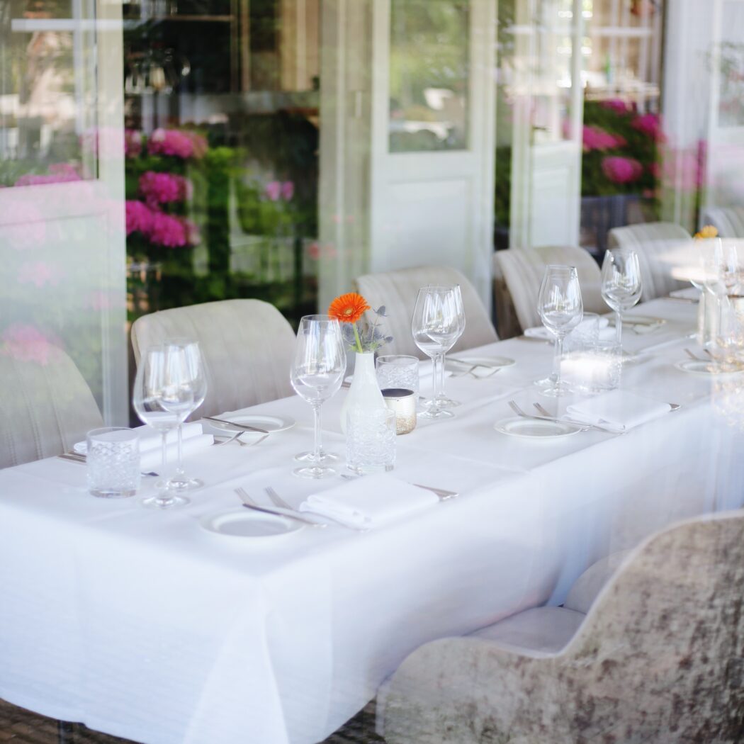 Private dining in de serre van restaurant Allemansgeest in Voorschoten
