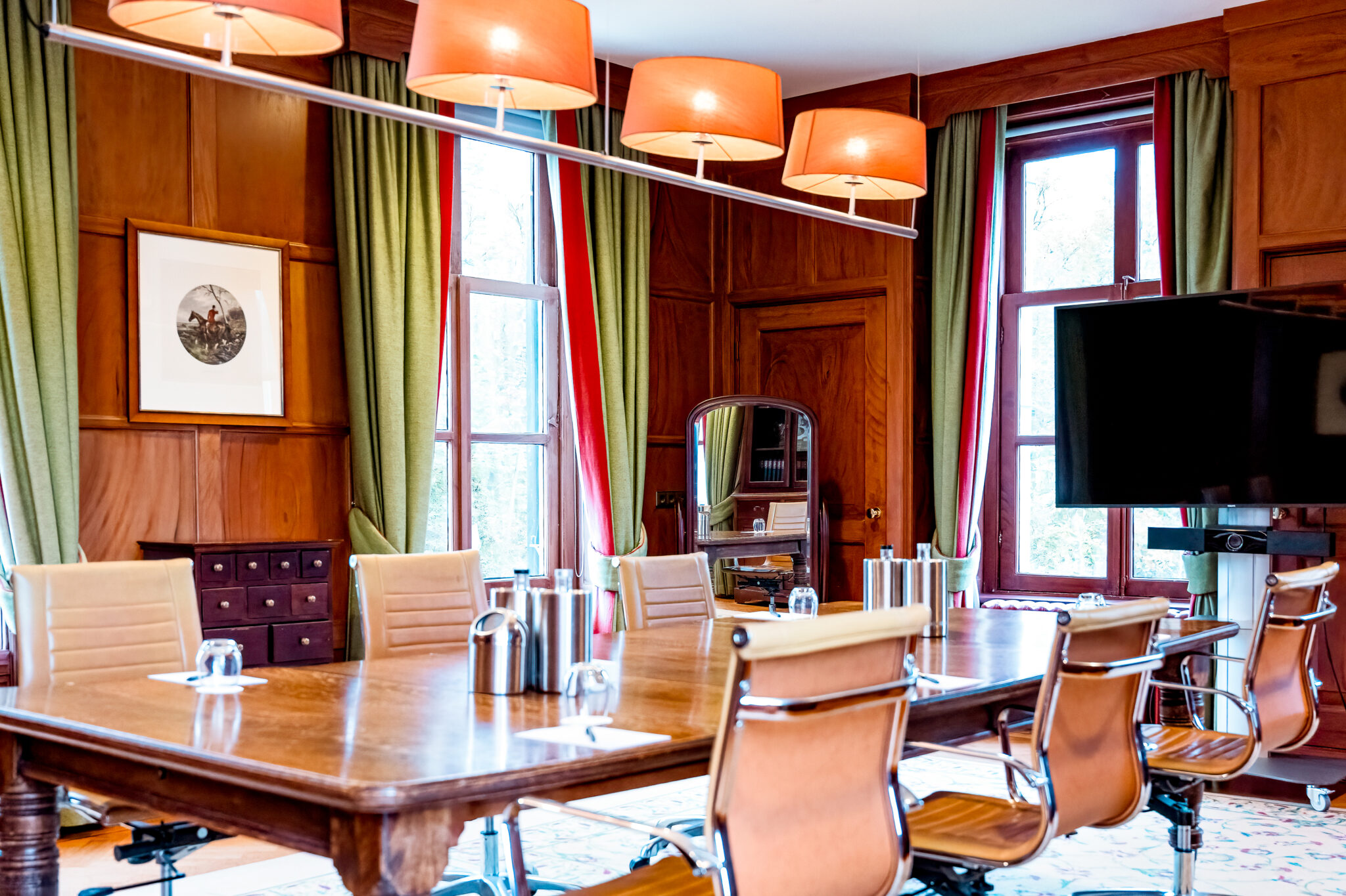 Restaurant voor vergadering met lunch
