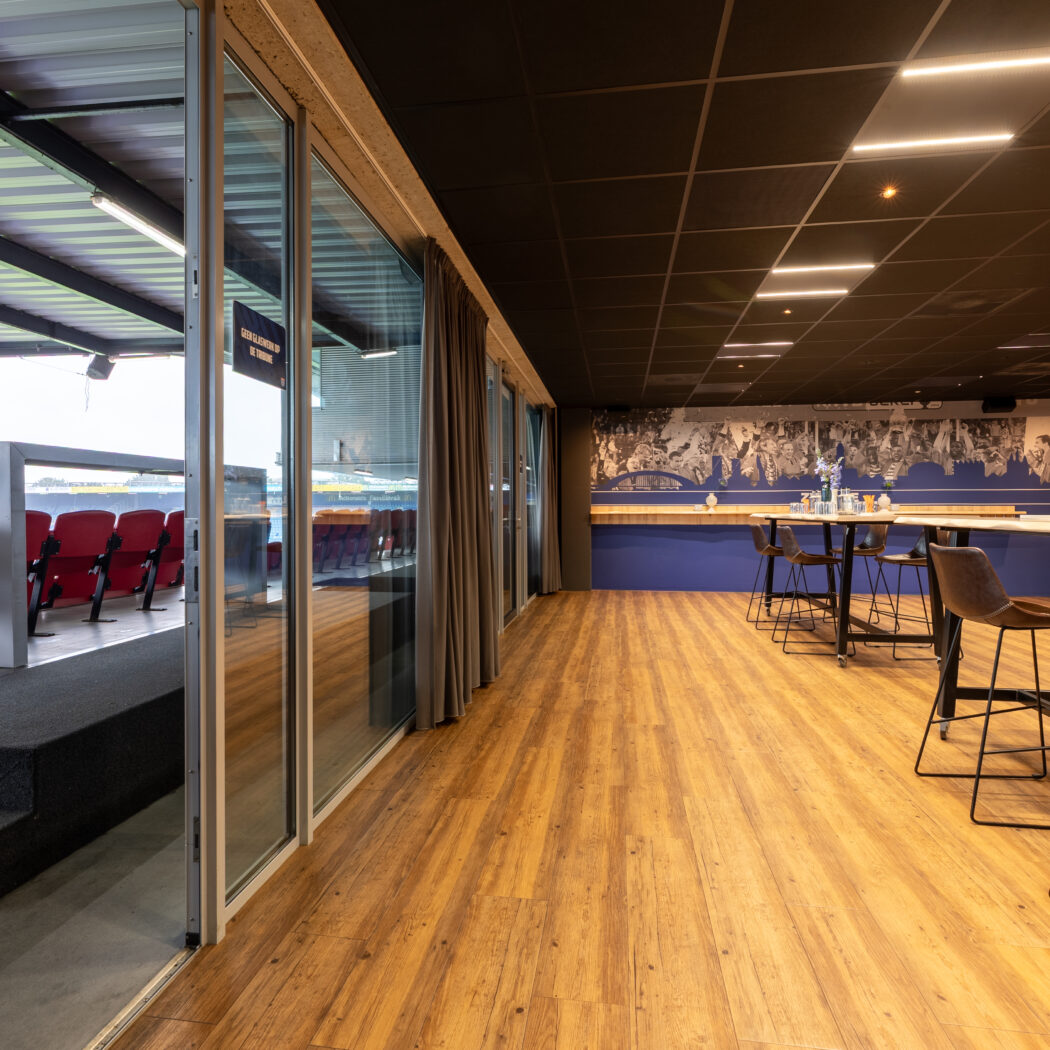 Skybox voor vergaderen en diner of borrel - Lumen Hotel & Events in Zwolle - Business Restaurants Top 500