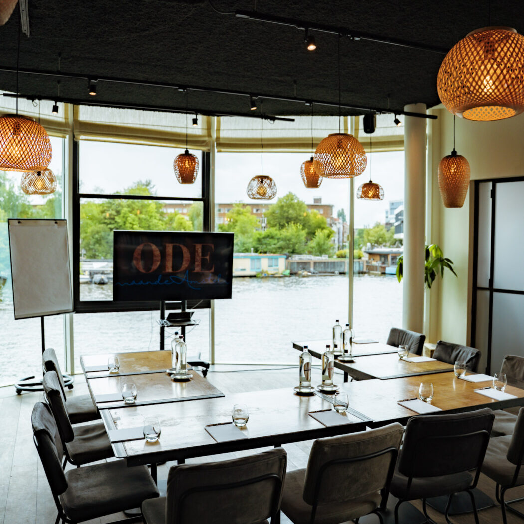 Vergaderen Amsterdam bij restaurant Ode aan de Amstel