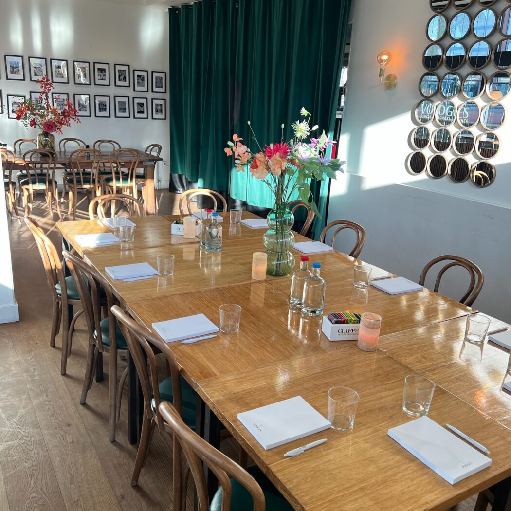 Vergaderen in Amsterdam bij geselecteerd restaurant Vooges aan 't IJ