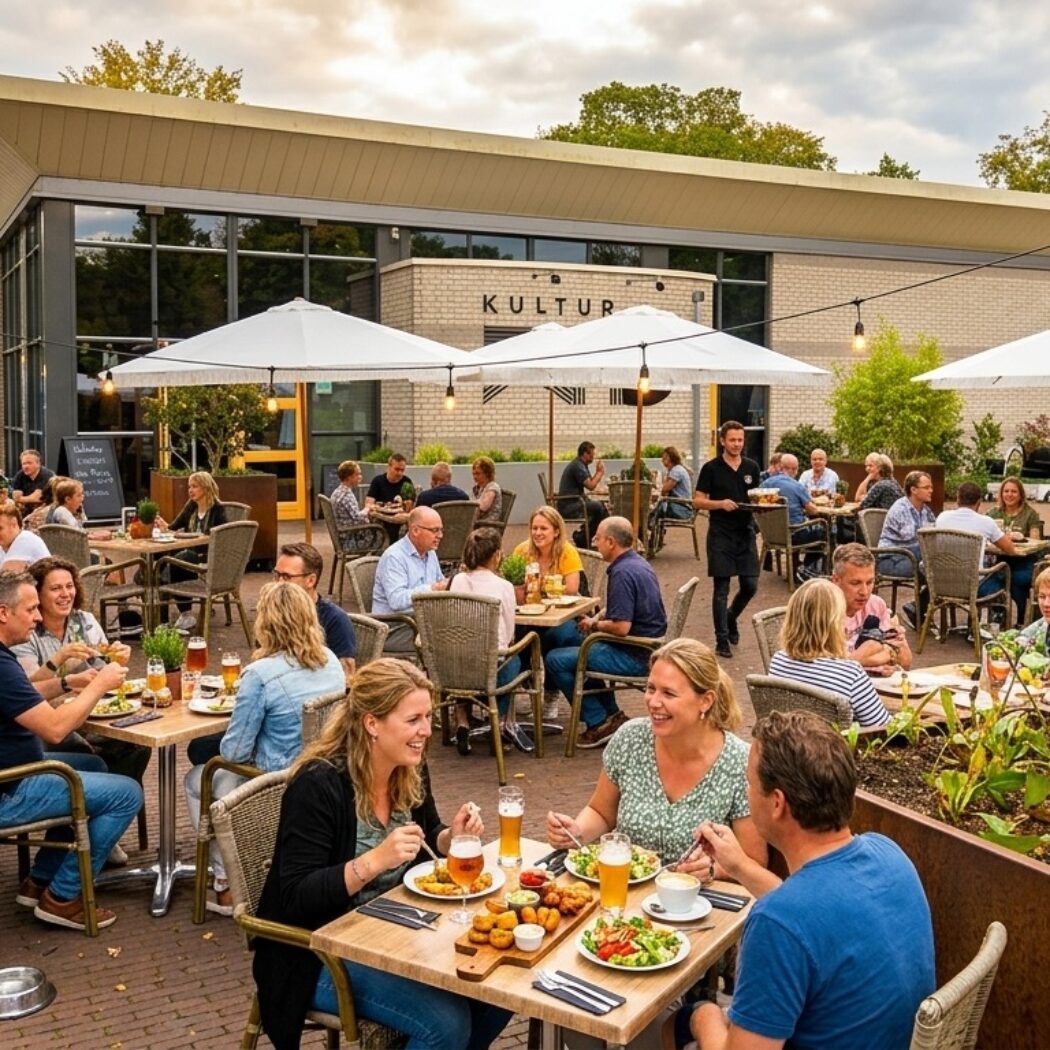 Zakenborrel, lunch of bedrijfsfeest Diepenveen - terras Hof van Salland - Business Select restaurant