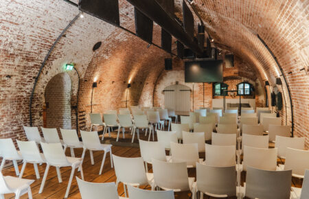 business meeting in Utrecht bij Fort de Gagel