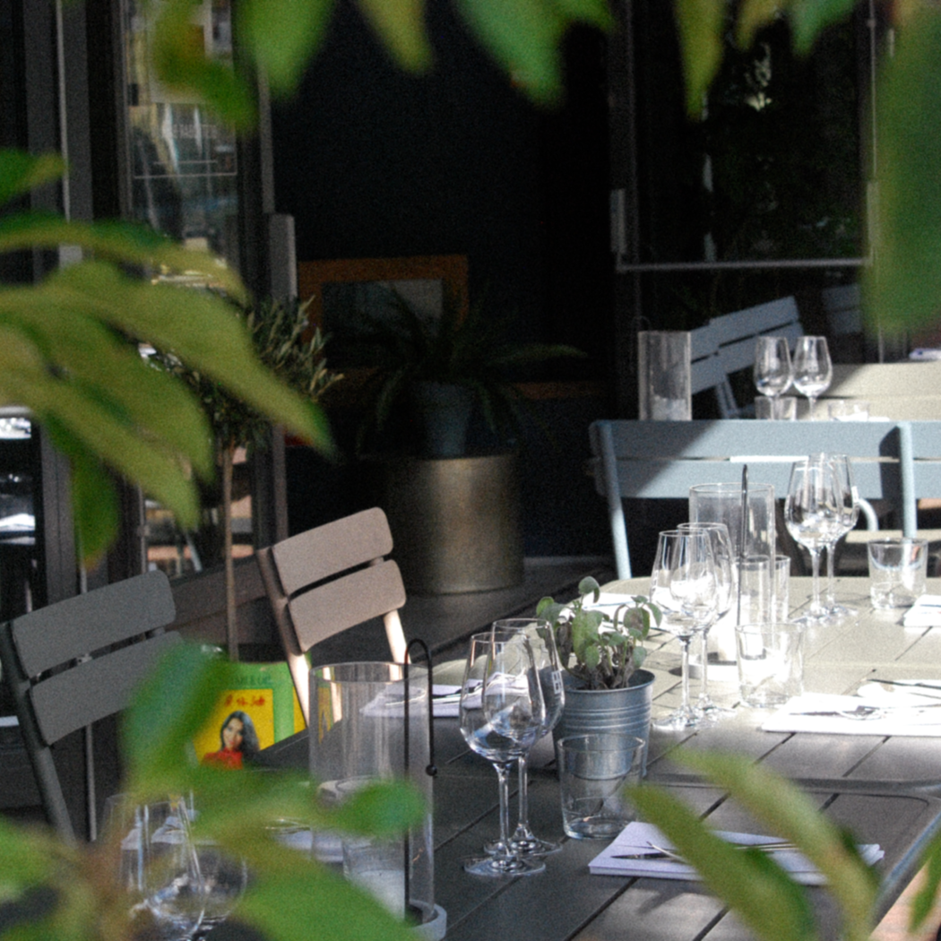 Zakelijk lunchen op terras - Bistrobar Berlin